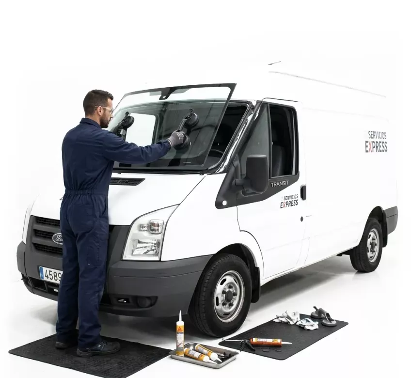 servicio profesional de cambio de parabrisas